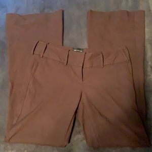 The Limited Womens Drew Fit Dress Pants Size 4 Brown